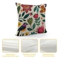 thumbnail image 4 of PRATYUS  Pillow Case Country Spring Flowers Birds Leaves Country Garden Floral Cute Summer Pillow Cover Protector Pillow Sham Pillowcase Zippered 22x22in, 4 of 5