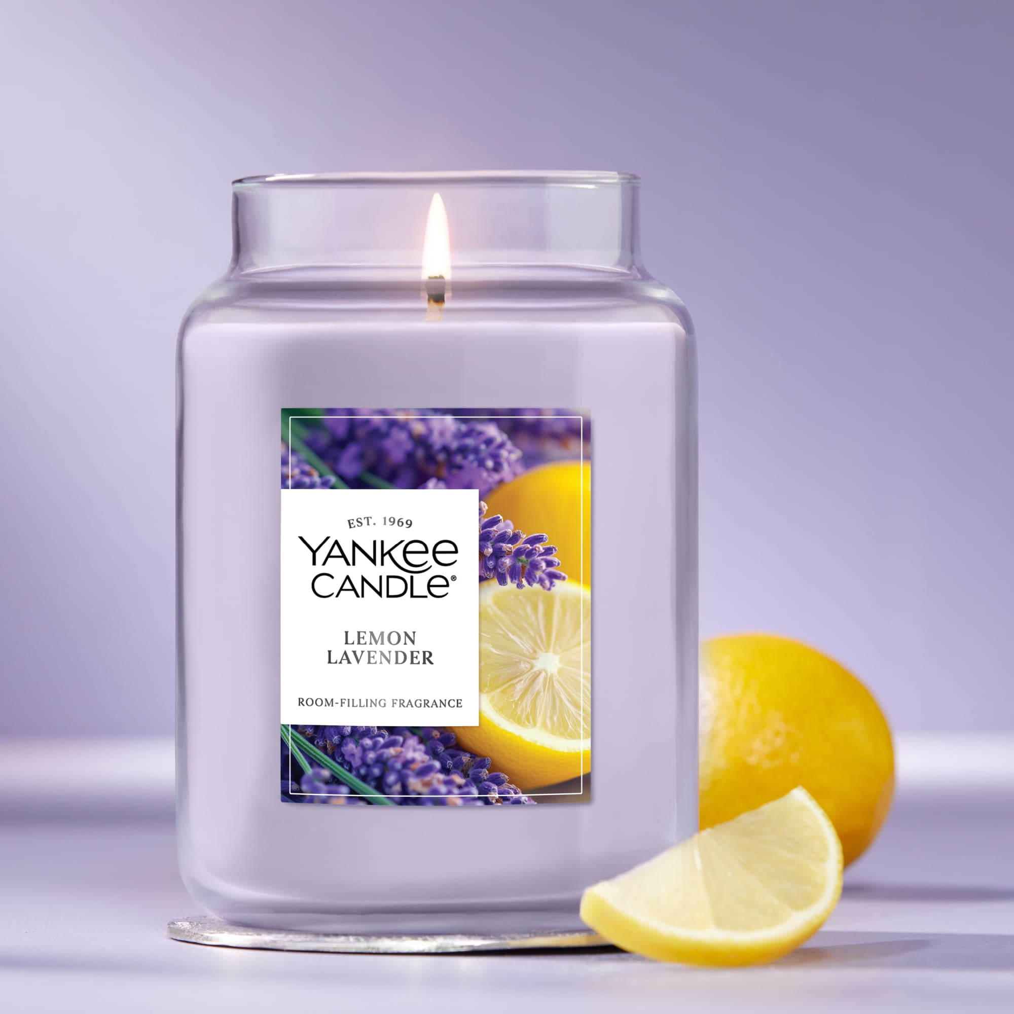 Yankee Candle Lemon Lavender Original Large Jar Scented Candles