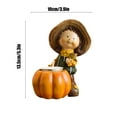 thumbnail image 3 of Matoen Halloween Girl Decorations Resin Figurines Halloween Desktop Figurines Decor Halloween Pumpkin Home Table Decorations Gifts, 3 of 6