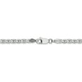 thumbnail image 4 of 14K White Gold 3mm Concave Anchor Chain 20 Inch, 4 of 6