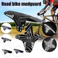 thumbnail image 2 of VALINK Bike Fenders Mudguard Portable Rainguard Front and Rear Compatible Bicycle Mud Guard Set For, 2 of 7