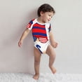 thumbnail image 3 of Kdxio 4th of July Gnomes Pattern Unisex Baby Cotton Short Sleeve Bodysuits-6 Months, 3 of 5