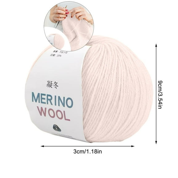 WNFJR Yarn for Crocheting, Crochet Yarn, Easy Yarn for Beginners with Easy-to-See Stitches, for Sock, Scarves, Shawls, Blankets, and Garments