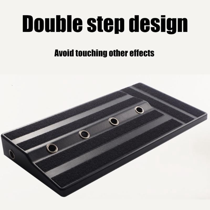 CEORPER Guitar Pedalboard Case with Sticking Tape Pedal Accessories Guitar Pedal Panel