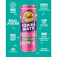 thumbnail image 2 of Babe Organic Yerba Mate Energy Drinks | NO SUGAR ADDED with 150mg Plant-Based Caffeine | Natural Yerba Mate Tea with No Crash, No Jitters - Dragon Fruit & Passion Fruit (12 x 12oz Cans), 2 of 6