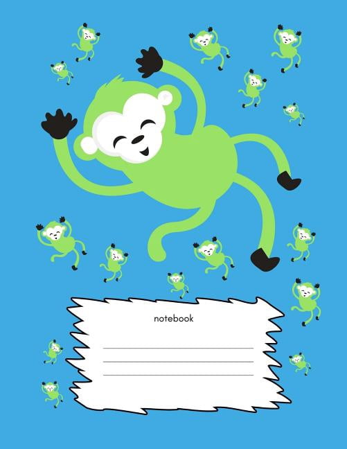 Notebook: Handwriting Exercise Book/Notebook/Practice Paper for Kids/Children (Write and Draw to Keep It Fun) (A4 approximate, 8.5x11 inches) 100 Pages. (My Cute Little Monkey/Boys Edition (Paperback)