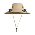 thumbnail image 3 of Viflosae Hat with Fans Solar Power Solar Fan Hats for Men Summer Fisherman Hat Solar USB Charging -purpose Fan Hat Men's Strong Wind Charging Fan, 3 of 8