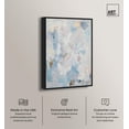 thumbnail image 2 of Tropic Ice Canvas Print Calming Blue Wall Art by Art Remedy, Black Frame, 36 x 54, 2 of 7