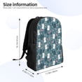 thumbnail image 4 of Fotbe Forest Rabbit Travel Laptop Backpack, Business Slim Sturdy Laptops Backpack, Water Resistant College School Computer Bag Gift for Men & Women Fits 15.6 Inch Notebook, 4 of 8