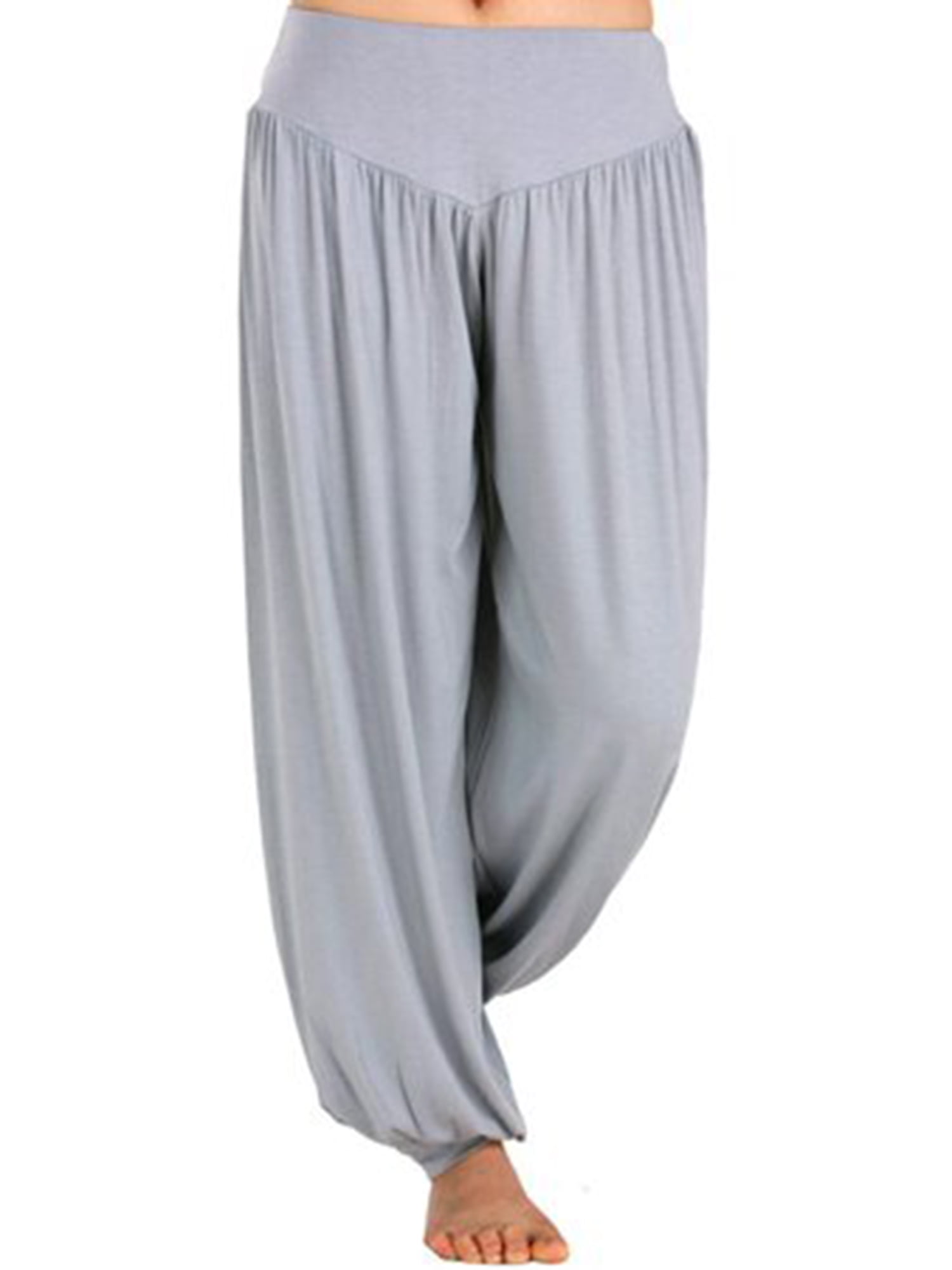 Harem Pants for Men High Waist Yoga Workout Casual Loose Soft Modal Pilates Pants Hippie Harem Casual Pants 