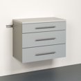 thumbnail image 1 of Prepac Hangups Manufactured Wood 3-Drawer Base Storage Cabinet, 1 of 5