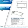 thumbnail image 3 of Dreamwerks Alexandria Black 60"W x 78.6"H, 5/16" Thick Clear Alcove Shower Door Kit, 3 of 14