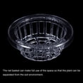 thumbnail image 4 of Unique Bargains 6 Inch Round Garden Plastic Mesh Cup Slotted Net Pot Basket for Flower Planting Clear 1 Pack, 4 of 4