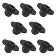 thumbnail image 1 of Uxcell 8-Pack Pie de Silla de Camping, 0.51"/ 13mm Diámetro de Tubo Cubiertas de Pierna Antideslizantes Reemplazo para Exteriores, Negro, 1 of 1
