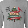 thumbnail image 4 of Inktastic Christian Christmas Tree with Red Cardinal Long Sleeve T-Shirt, 4 of 5
