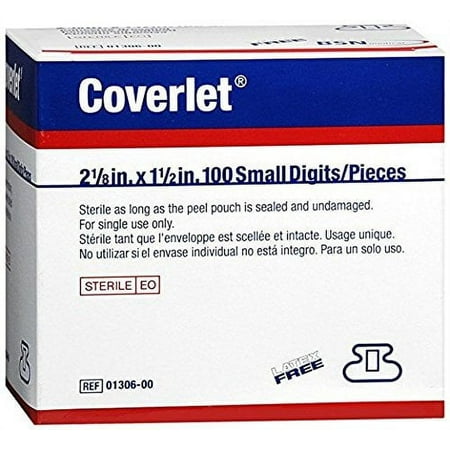 BSN-JOBST Small Coverlet Latex-Free Fabric Fingertip Adhesive Bandage 100 Per Box