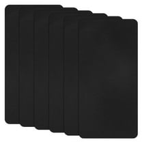 Uxcell 6-Pack Polyester Repair Patches, 7.9 x 3.9" Self-Adhesive Fabric Repair Patches for Sofas, Black