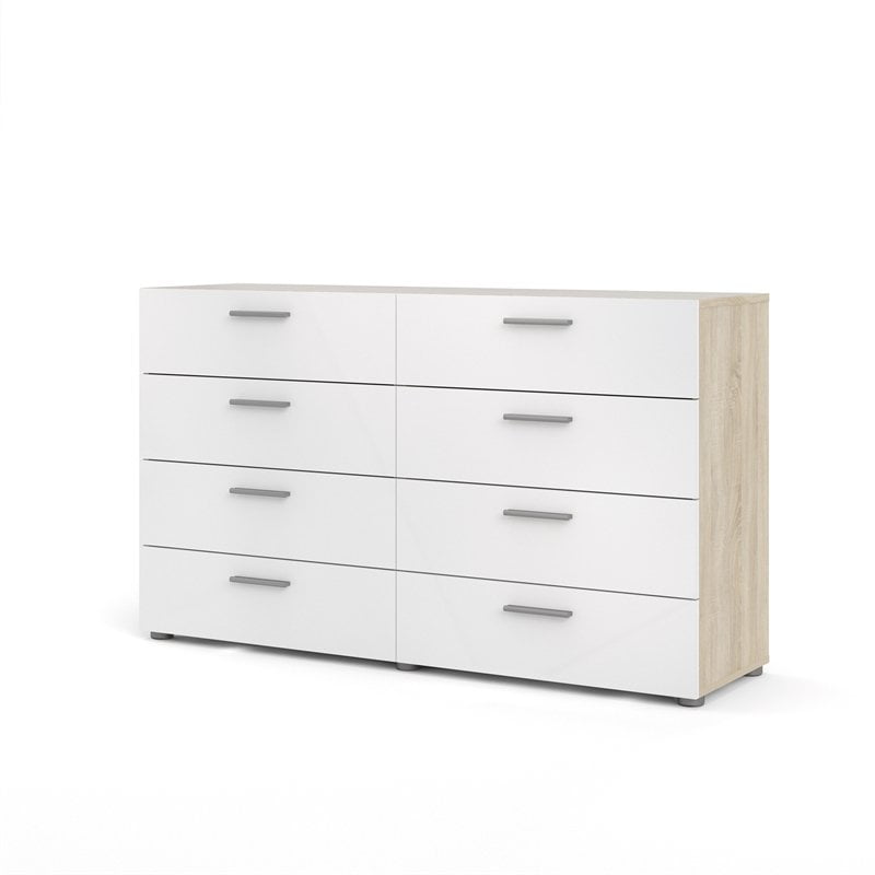 Tvilum Austin 7007349 8-Drawer Dresser White for sale online 