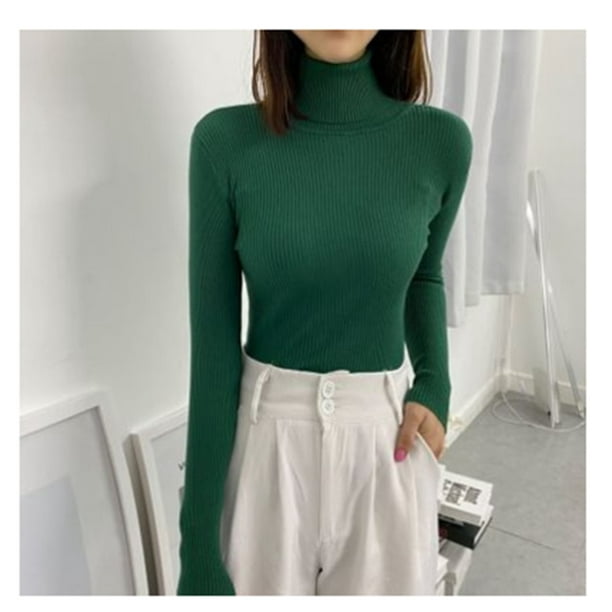 Korean high neck sweater cheap