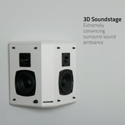 Fluance Elite High Definition 2-Way Bipolar Surround Speakers for Wide Dispersion Surround Sound in Home Theater Systems - Black Ash/Pair (SXBP2)