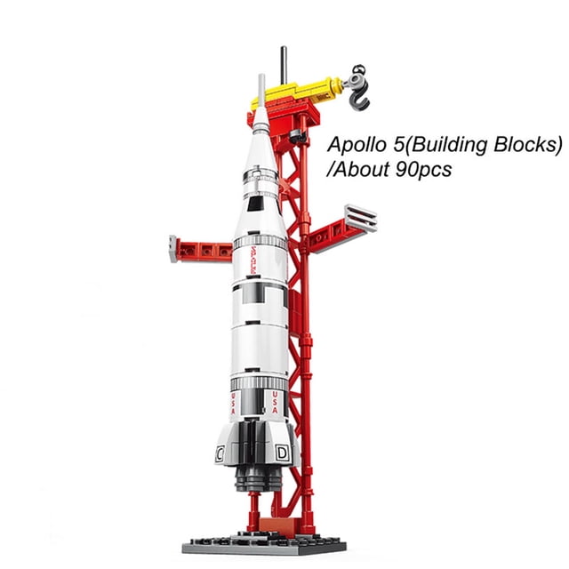 SALYWEE Space Shuttle Building Blocks, Space Ship Model Toy, Rocket and Space Station Building Bricks, Collectibles Gifts for Space Fans