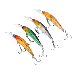 Lot de 20 appâts lumineux pour pêche en eau salée avec hameçons émerillons en peau de poisson Taille 4 6 8