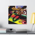 thumbnail image 4 of Trombone Pop Art Surge - Canvas, 4 of 10