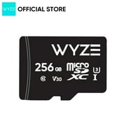 Wyze Expandable Storage 256GB MicroSDXC Card Class 10, Black