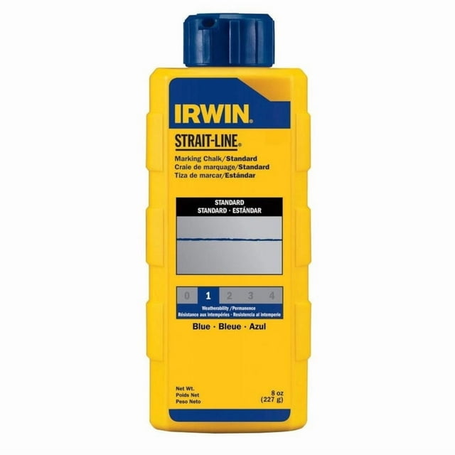 Tiza para marcar permanentemente Strait-Line Blue, 240 ml, 1 paquete