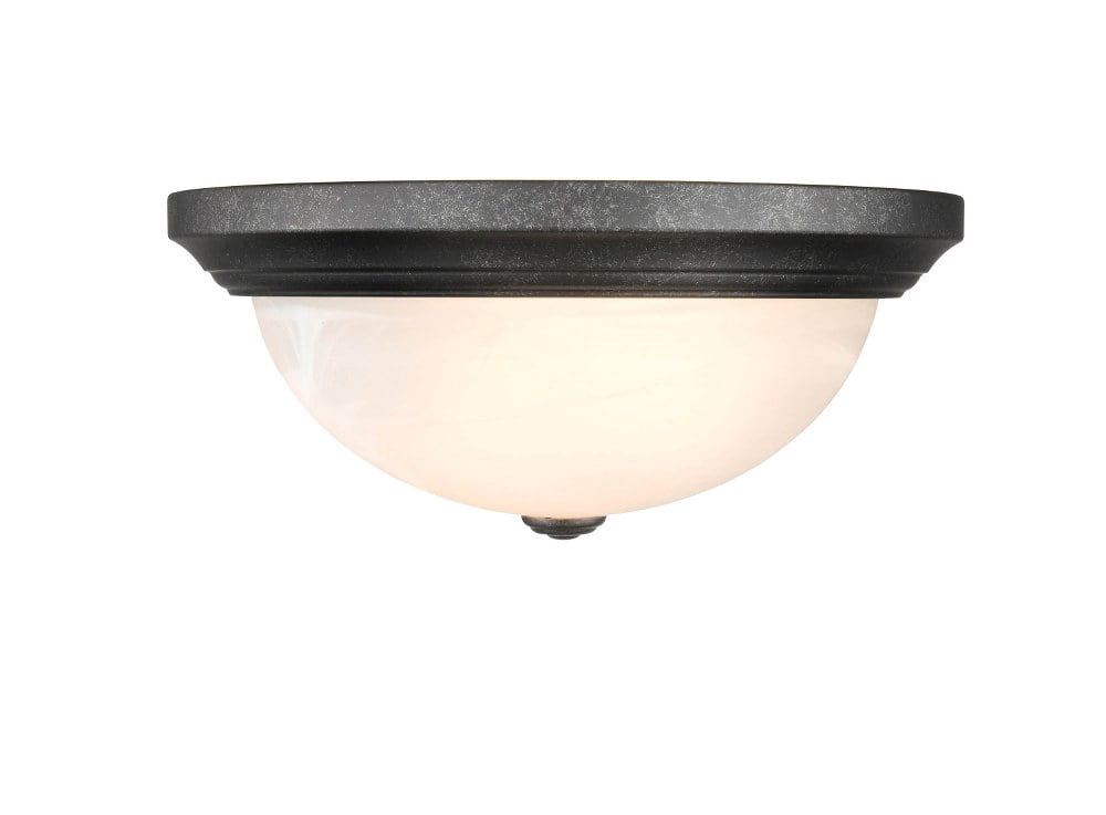 Millennium Lighting  Metal 3 Light Flush Mount Ceiling Fixture in Multiple Finishes Satin Nickel Satin Nickel