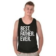 thumbnail image 4 of Best Father Ever Dad Fathers Day Tank Top Sleeveless Tee Men Brisco Brands S, 4 of 6