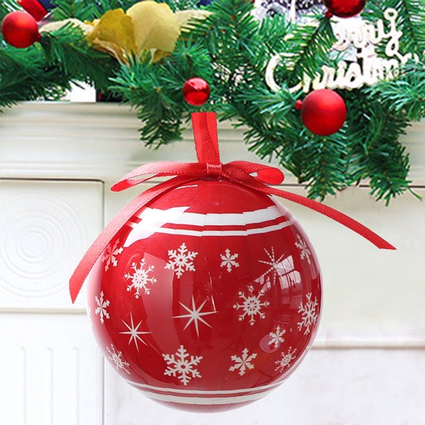 Adornos navideños Vmvidoty, bola navideña, adorno para árbol, 2.15 pulgadas, bombilla navideña de varios estilos, adorno para árbol, vestido para árbol, fiesta familiar, ofertas de hoy, liquidación