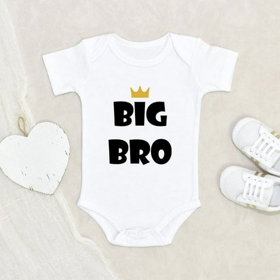 Cute Crown Baby Boy Onesie Baby Boy Clothes Big Brother Baby Onesie Unique Baby Onesie Baby Shower Gift