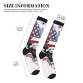 thumbnail image 5 of Bixox American Flag Eagle Art Print Compression Socks,Compression Socks Women & Men Circulation for Medical,Running,Athletic, 5 of 7