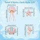 thumbnail image 2 of 4 parches de cuentas de 4 estilos con medusas rosas, conchas, estrellas de mar, parches para coser, apliques, parche decorativo, 2 of 5