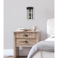 thumbnail image 3 of Sydney 2 light Matte Black Wall Sconce Clear Royal Cut Crystal, 3 of 8