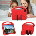 thumbnail image 2 of TECH CIRCLE for iPad Air 13 Inch M2 2024/iPad Pro 13 inch 2024 M4 Kids Case/iPad Pro 12.9 Cover 6th/5th/4th/3rd Gen 2022/2021/2020/2018 with Pencil Holder Handle Stand EVA Protective Girl Boy Case,Red, 2 of 6