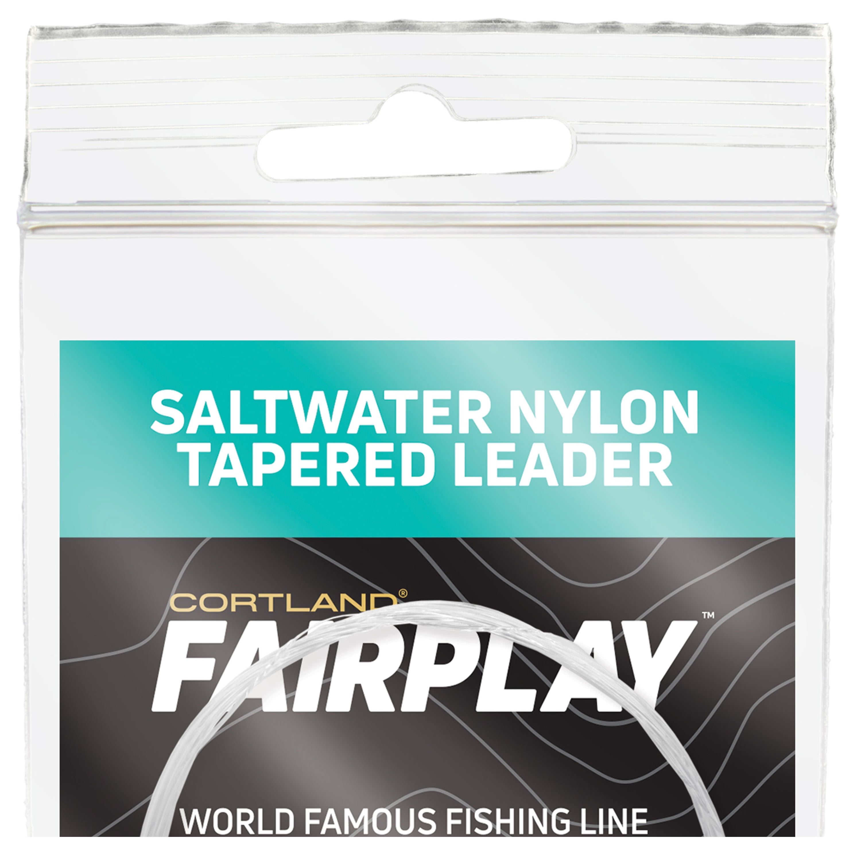 Cortland Fairplay Saltwater 9 Foot Tapered Leader, 16-Pound Test, 609464