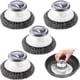 thumbnail image 2 of 5Pcs Stainless Steel Scrubber with Handle,Heavy Duty Dish Scrubber Cleaning Brush for Pots, Pans, 2 of 5