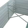 thumbnail image 4 of vidaXL Garden Raised Bed Galvanised Steel 320x80x77 cm Green, 4 of 5