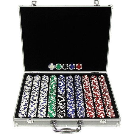 Power Chip - Trademark Poker 1000 11.5 Gram Holdem Poker Chip Set with Aluminum Case