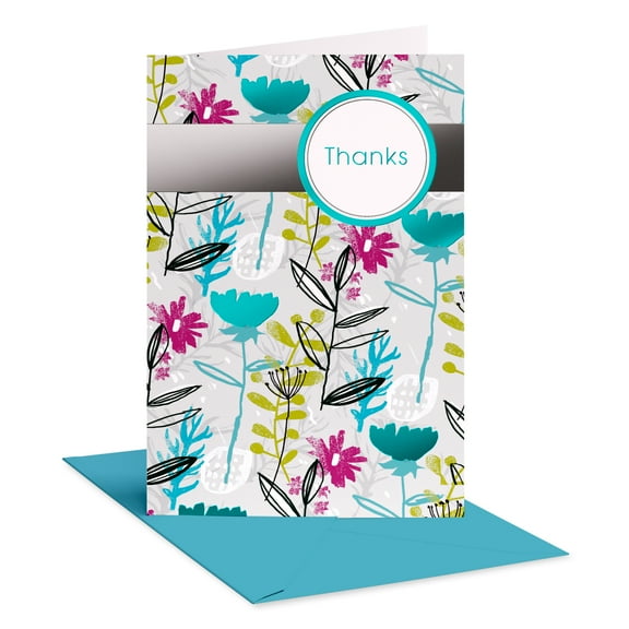 American Greetings Thank You Card (Floral Thanks)