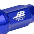 thumbnail image 3 of J2 Engineering LN-T7-018-125-BL J2 Engineering 7075 -T6 Forged Aluminum M12 x 1.25 20Pcs 50mm Height Close -End Lug Nut Kit w/Adapter Key Blue, 3 of 6