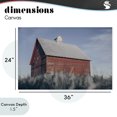 thumbnail image 4 of Stupell Industries Rustic Lodge End Of The Field Cottage Canvas Art, 36 x 24, by Nathan Larson, 4 of 8