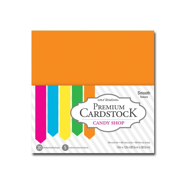 Core'dinations Premium Candy Shop Cardstock 12 in x 12 in 20