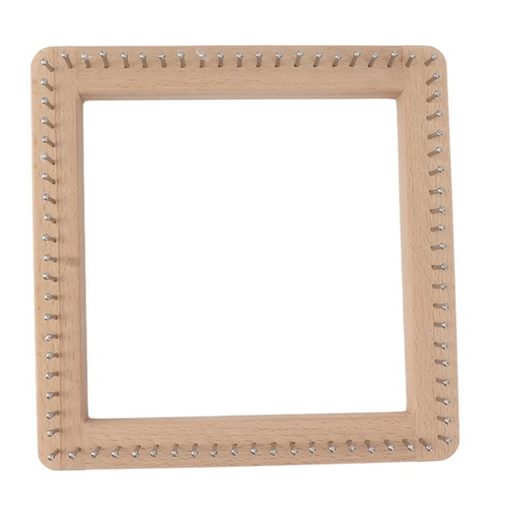 Handcrafted Wooden Blocking Mini Knitting Board, Wooden Knitting Board Board, Knitting Looms Wooden Square DIY Weaving Tool for Making Mats, Scarves, Hats, Headbands, Shawls