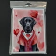 thumbnail image 3 of Black Labrador Retriever My Valentine Greeting Cards Pack of 8 7 in x 5 in, 3 of 3