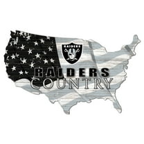 Las Vegas Raiders USA Flag Cutout Sign
