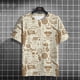 thumbnail image 2 of Camiseta con estampado náutico para hombre, camisetas de manga corta con patrón de brújula, ropa informal de verano para hombre, camisetas de moda para uso diario, 2 of 5