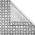 thumbnail image 5 of Ambesonne Geometric Grommet Curtain, Rings with Curves, 50" x 96", Black Grey, 5 of 6